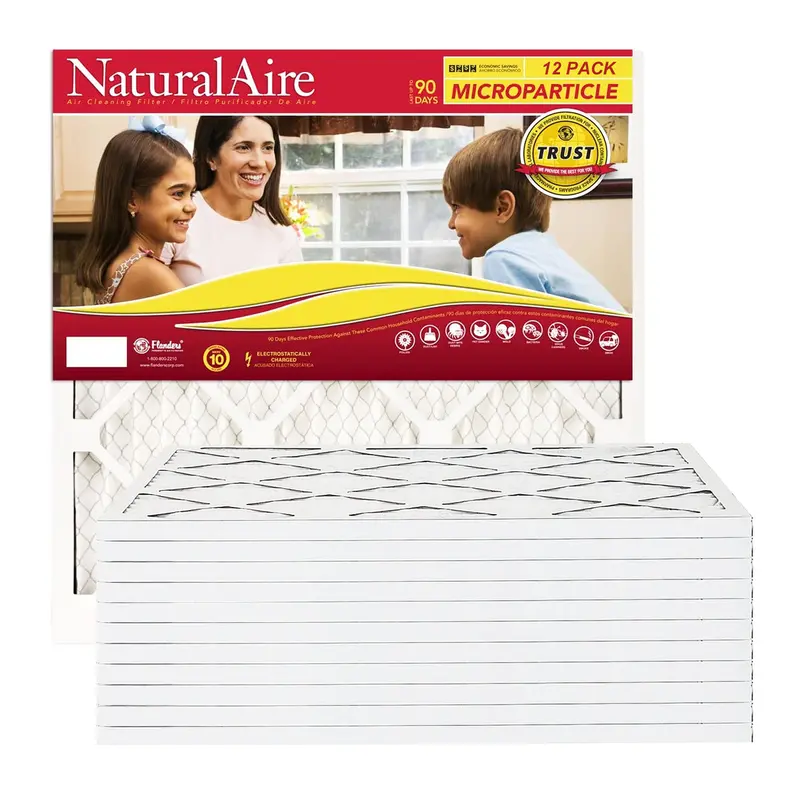 12X20x1 Naturalaire Microparticle Merv 10 (12 Filters) 1