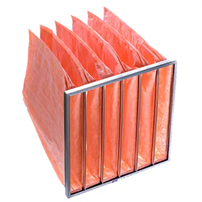 12X24x15 Koch Multi-Sak Microfiberglass Extended Surface Bag Merv 13 218-104-215 (6 Filters) 1