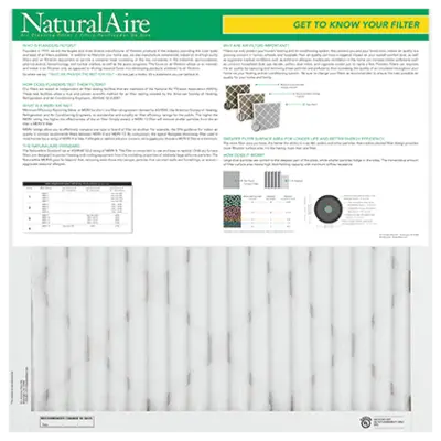 15X25x1 Naturalaire Standard Merv 8 (12 Filters) 2