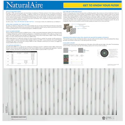 16X25x1 Naturalaire Healthy Ultra Merv 13 (12 Filters) 2