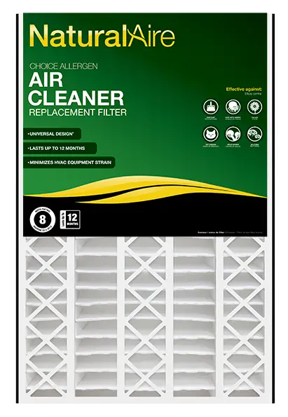 16X25x5 Naturalaire Choice Allergen Merv 8 (2 Filters) 1