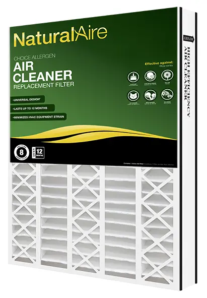 19X20x4 Naturalaire Choice Allergen Merv 8 (2 Filters) 1