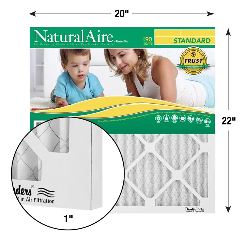 20X22x1 Naturalaire Standard Merv 8 (12 Filters) 2