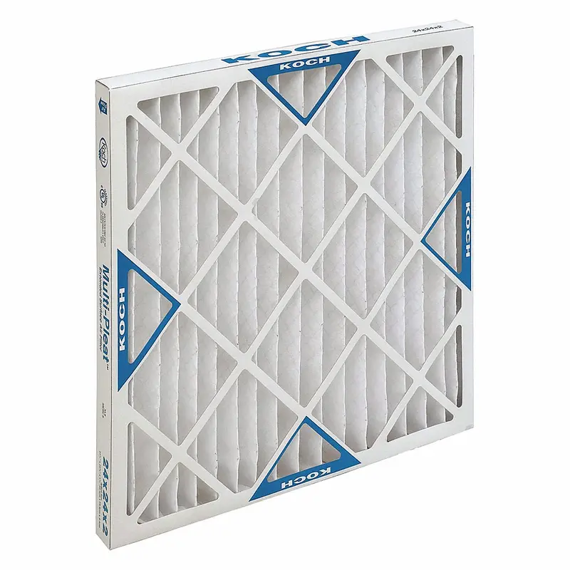 24X24x2 Koch Multi-Pleat Xl8 Merv 8 High Capacity (12 Filters) 1