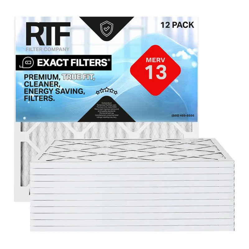 28X30x1 Geothermal Compatible Hvac Exact Fit Filters – Merv 13 (12 Pack) 1