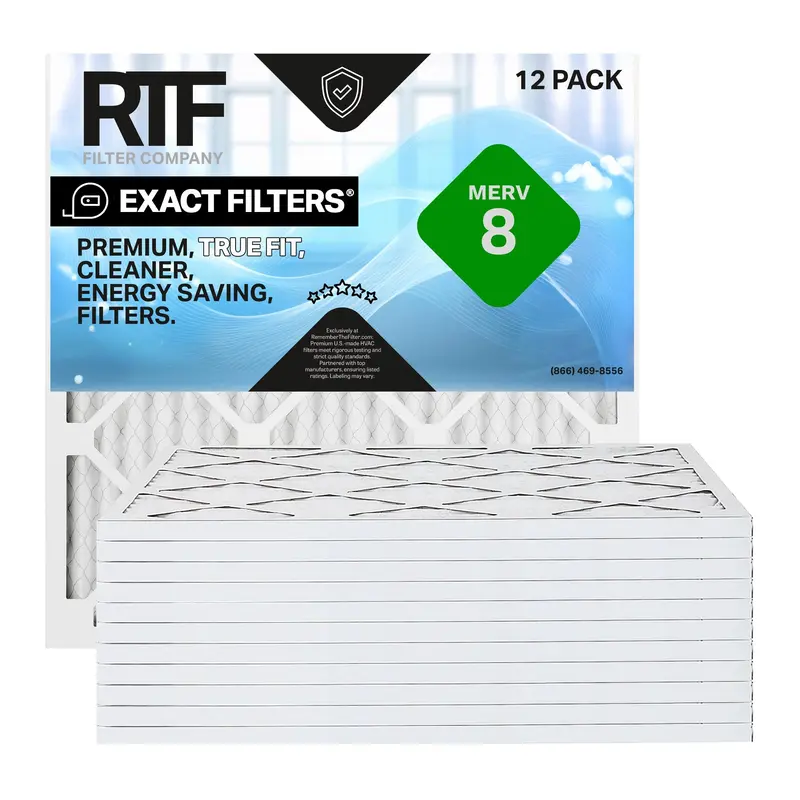 28X34x1 Geothermal Compatible Hvac Exact Fit Filters – Merv 8 (12 Pack) 1
