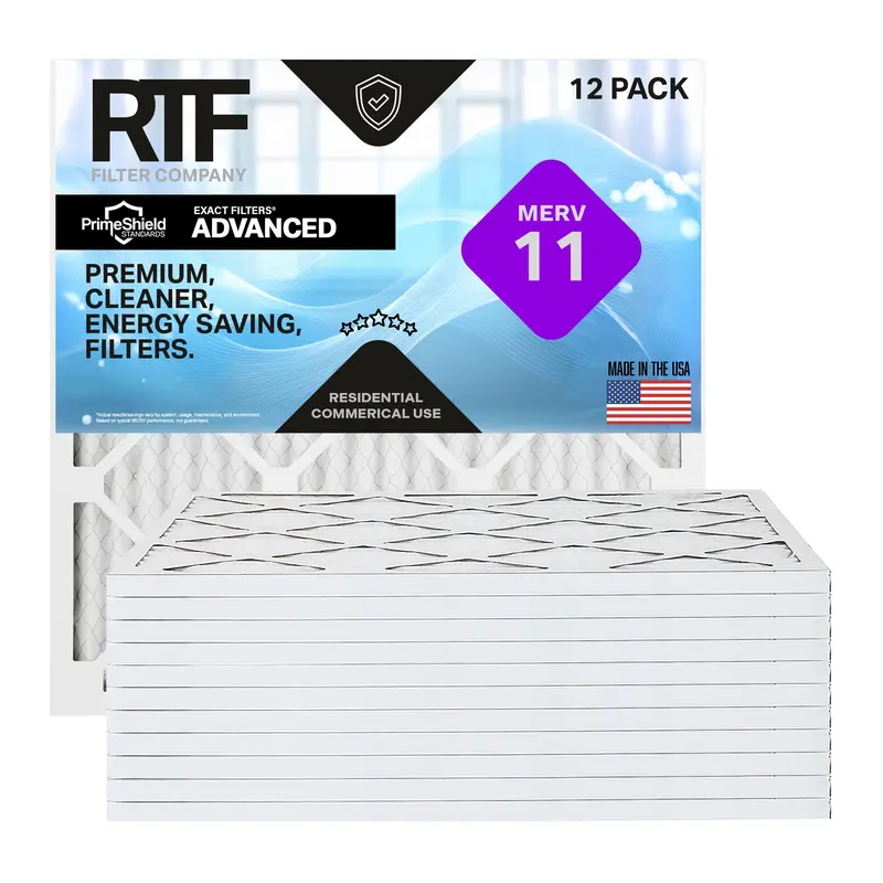 Primeshield Advanced Merv 11 Pleated Air Filters (12 Pack) 1