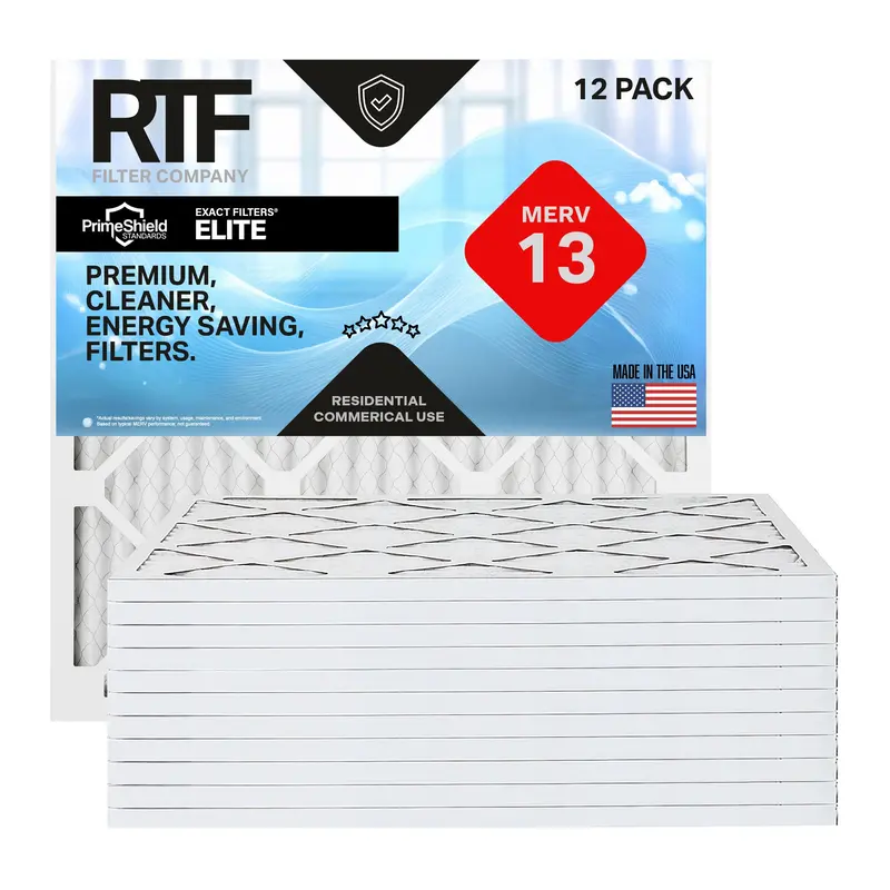 Primeshield Elite Merv 13 Pleated Air Filters (12 Pack) 1