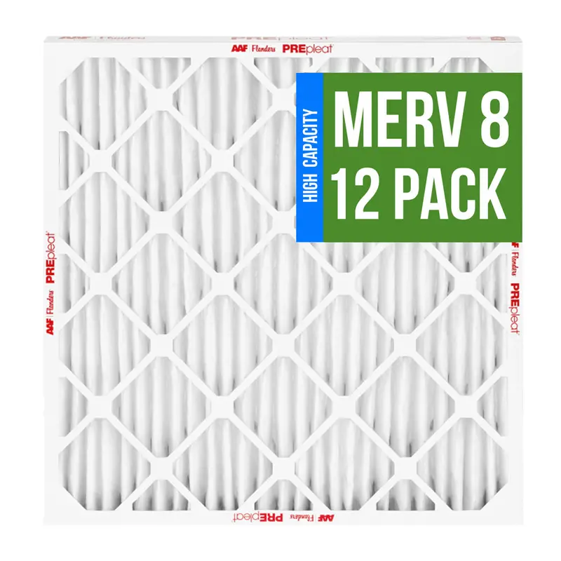 Warehouse Deal 24X24x1 Aaf Flanders Prepleat Lpd Merv 8 High Capacity (12 Filters) 1