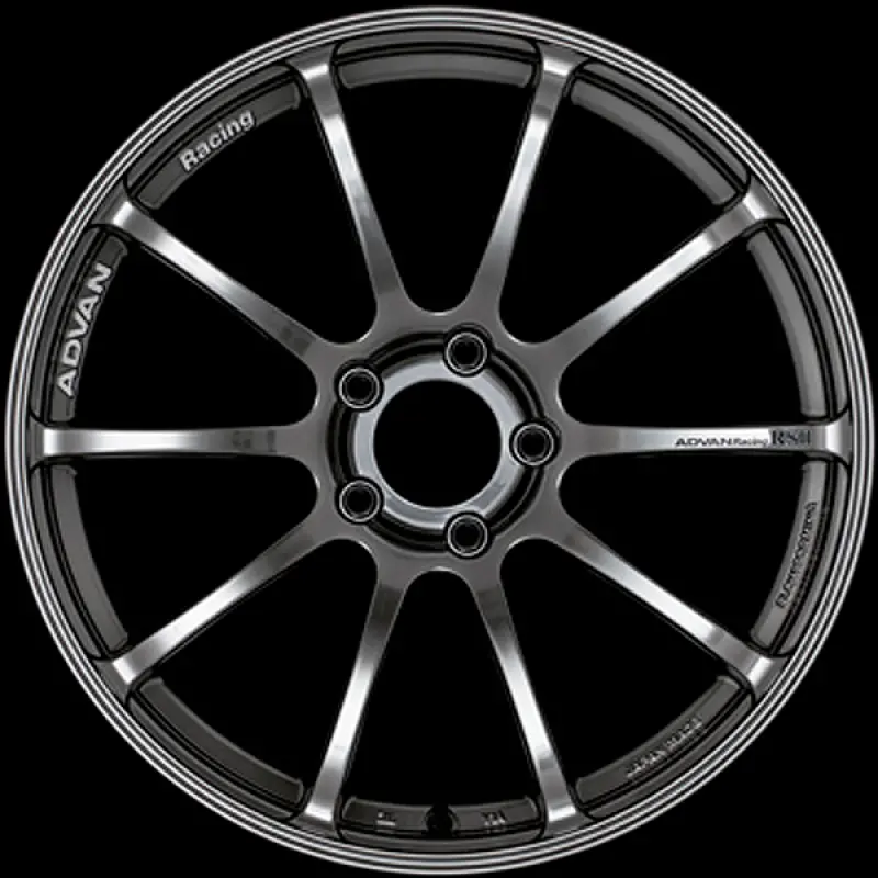 Advan Rsii Hyper Black Alloy Wheel: 17×9.0″, +35 Offset, 5×120 Pcd, 72.5Mm Center Bore 1