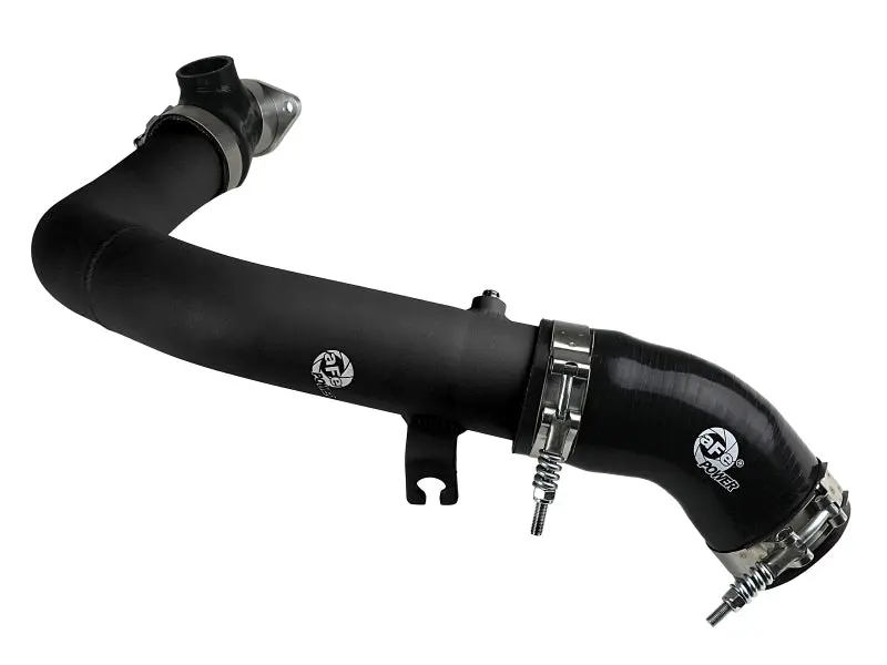 Afe Bladerunner Hot Side Charge Pipe: 2.5" Aluminum, Black Finish For 2015–2020 Subaru Wrx 2.0T 1