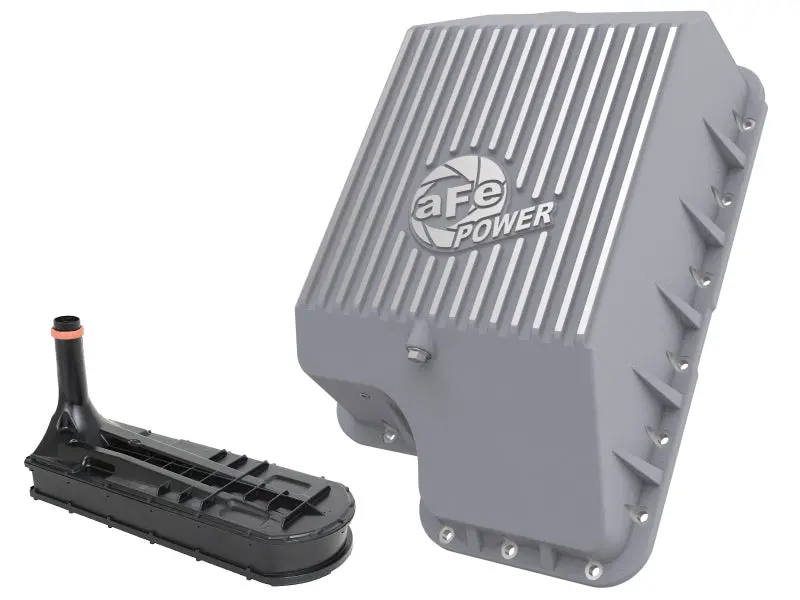 Afe Transmission Pan (Raw); Ford Diesel Trucks 03-10 V8-6.0/6.4L (Td) 1