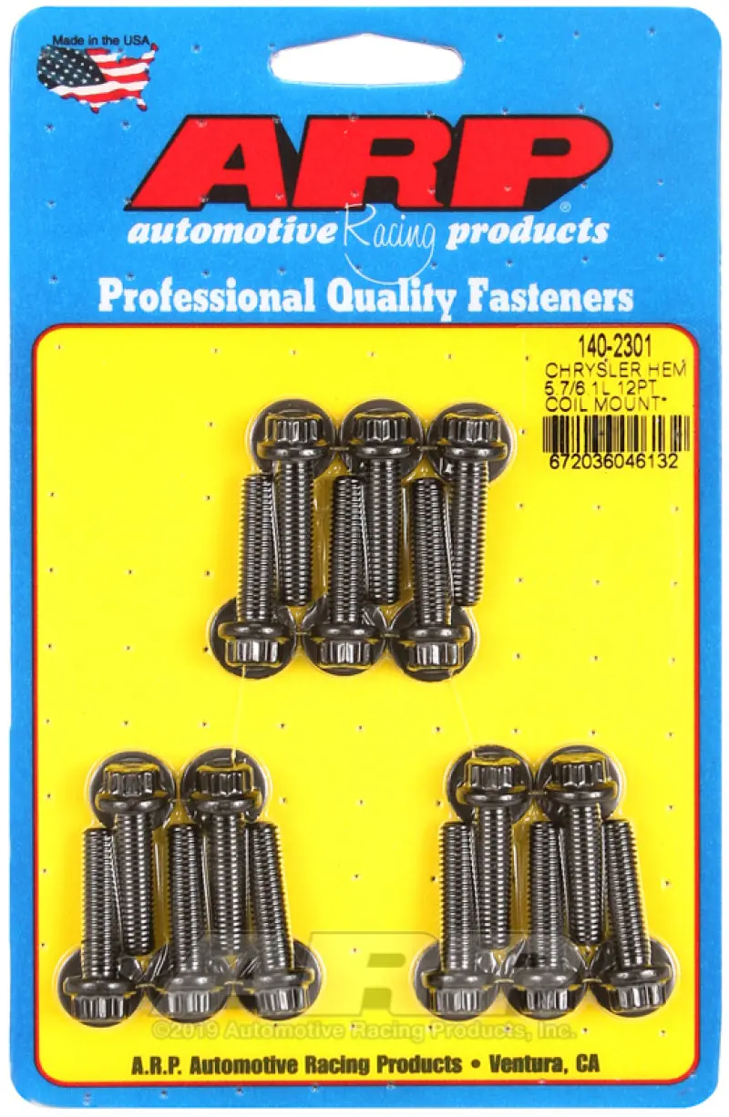 Arp 12-Point Coil Mount Bolt Kit For Chrysler 5.7L & 6.1L Hemi Engines 1