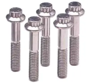 Arp Stainless Steel 300 Series 3/8"-16 × 1.75" 12-Point Bolts – Pack Of 5 1
