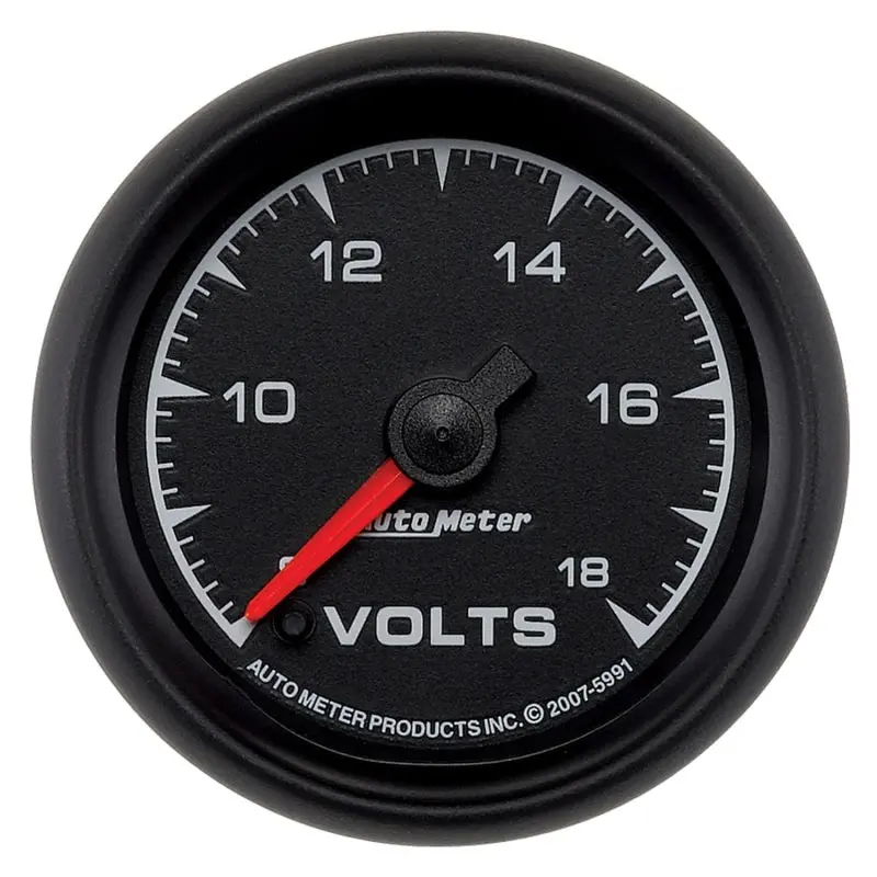 Autometer Es Series 2-1/16" Digital Voltmeter – 18V Range, Stepper Motor Display 1