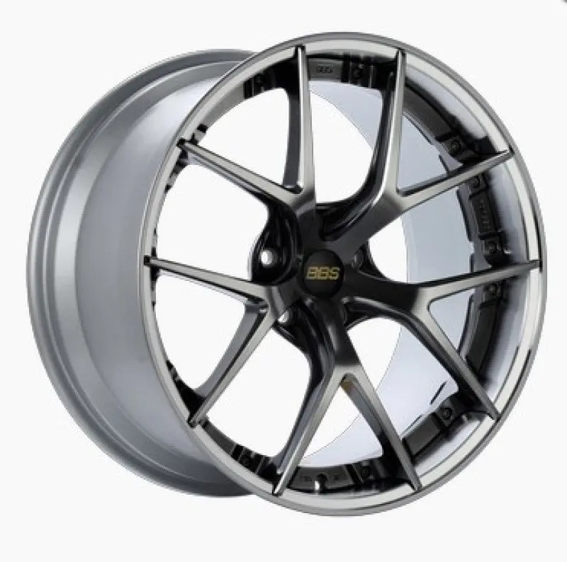 Bbs Ri-S 20X10 Inch Wheel – Diamond Black Center With Diamond-Cut Lip, 5X112 Bolt Pattern, Et38 Offset 1