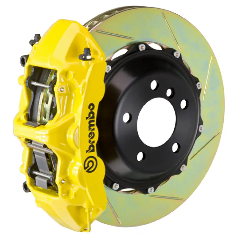 Brembo Gt Big Brake Kit For 2005–2014 Mustang Gt (Non-Abs) – Front, 6-Piston Calipers, 380×32Mm Slotted Rotors 1