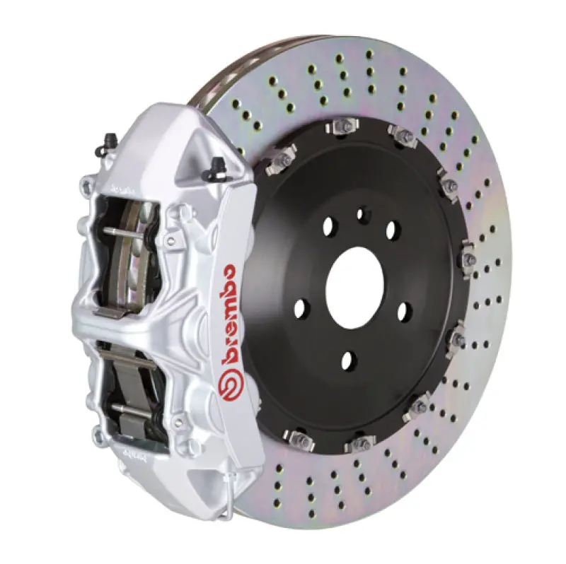 Brembo Gt Big Brake Kit For Camaro Ss & Zl1 – Front 6-Piston Calipers With Drilled 405X34Mm Two-Piece Rotors 1