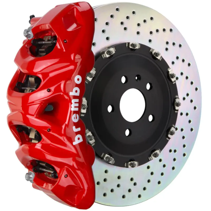 Brembo Gt Big Brake Kit – Front, 8-Piston Calipers & 412X38Mm Two-Piece Drilled Rotors For 2012–2014 Ml550 1