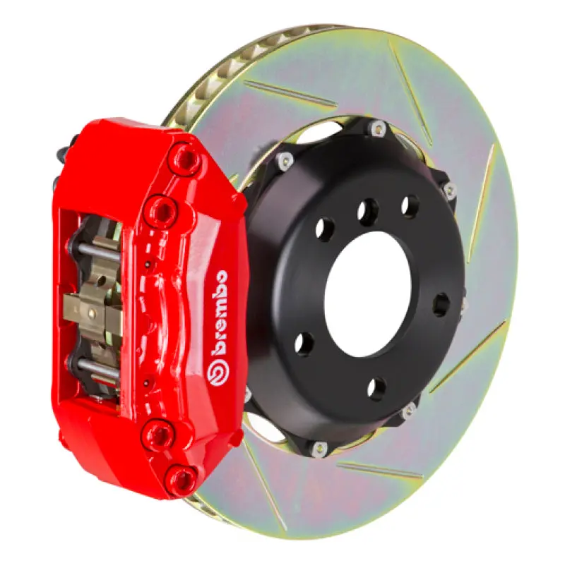 Brembo Gt Front Big Brake Kit – 328X28Mm Slotted Two-Piece Rotors, 4-Piston Calipers For 2004–2011 Mazda Rx-8 1
