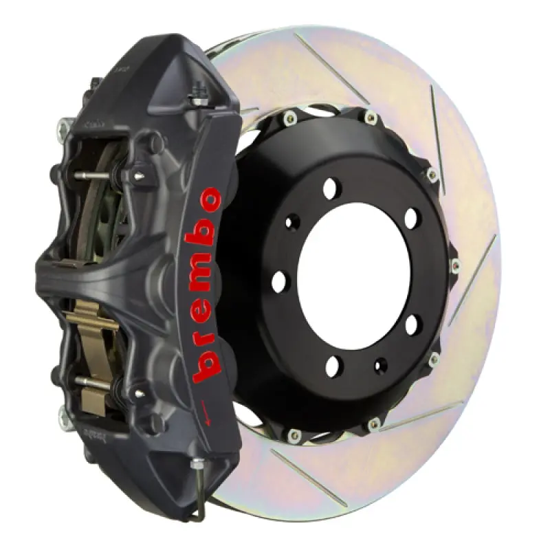 Brembo Gts Big Brake Kit For 2003–2008 Mercedes-Benz Sl500 – Front, 6-Piston Calipers, 355X32Mm Slotted Two-Piece Rotors 1