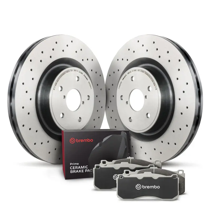 Brembo Oe 2005 Infiniti Qx56/05-06 Nissan Armada/05-07 Titan Front Disc Brake Kit 1