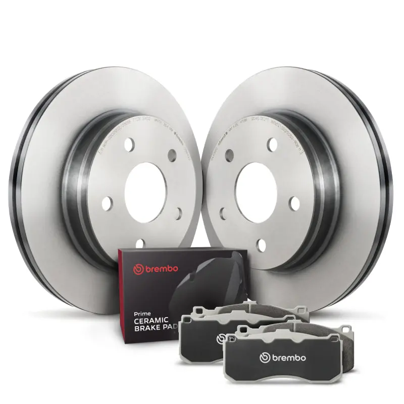Brembo Oe Replacement Front Brake Kit For Ford Explorer (2011–2019), Flex (2009–2019), Taurus (2010–2019), And Lincoln Mks (2009–2012) 1