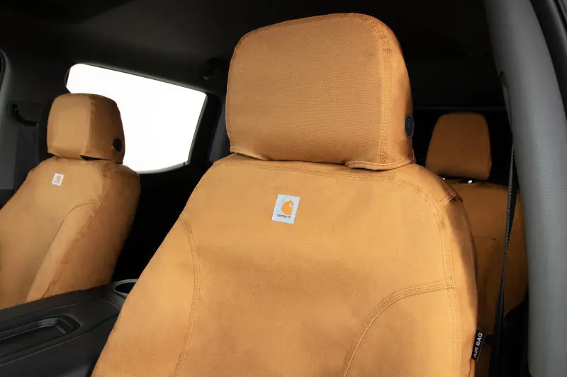 Covercraft 23-24 Toyota Sequoia Carhartt Seatsaver Custom Second Row Seat Covers - Brown 1