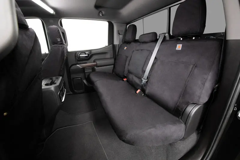 Covercraft Carhartt Super Dux Custom Seat Covers For 2023–2024 Toyota Sequoia – Second Row, Black 1