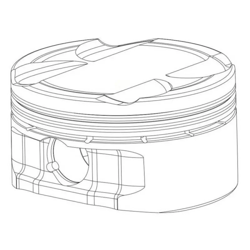 Cp Piston & Ring (Set Of 5) 14+ Audi/Vw 2.0L Tsi - Bore (83Mm) - Compression Ratio (9.5:1) 1