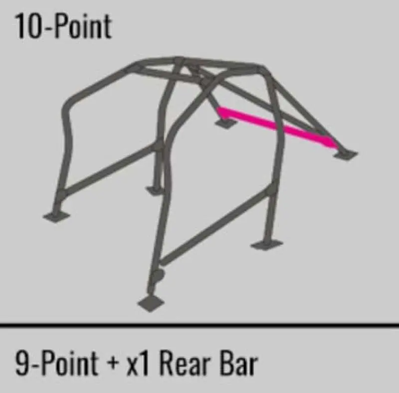 Cusco Safety21 Sxe10 Is300 2-Passenger Works 10P Roll Cage - Black 1