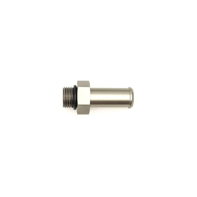 Deatschwerks 6An Orb Male To 1/2″ Barb Fitting With Viton O-Ring And Retaining Clip 1