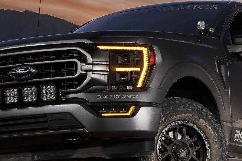 Diode Dynamics 21-23 Ford F-150 Elite Fog Lamps - White 2