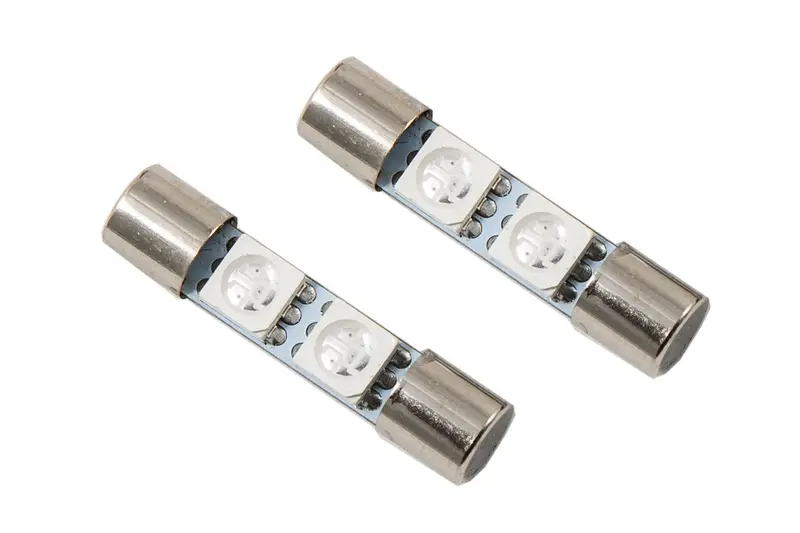 Diode Dynamics Dd0046P – 28Mm Smf2 Green Led Pair (28Mm Surface-Mount Flat) 1