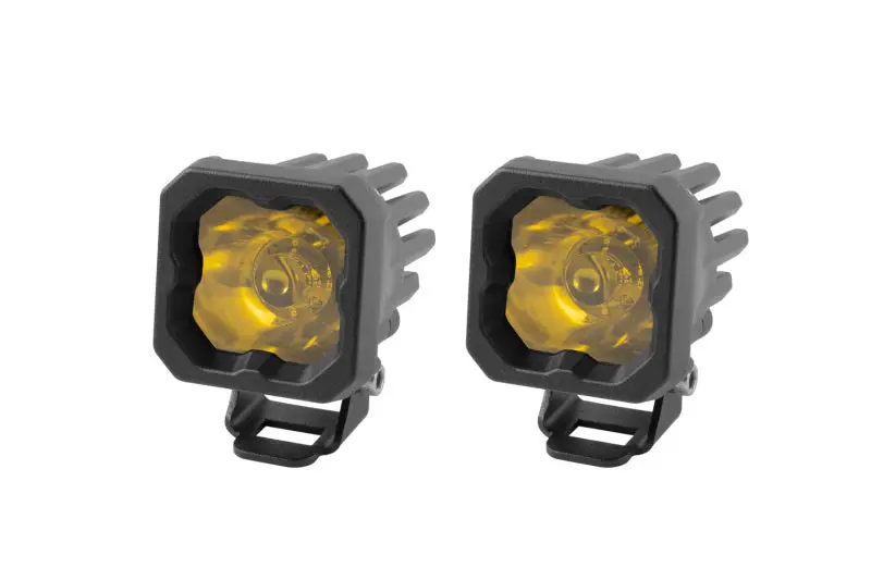 Diode Dynamics Stage Series C1 Led Pod Pro – Yellow Spot Beam, Abl-Enabled, Sold As Pair 1