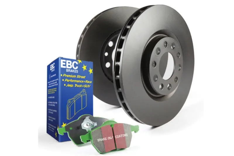 Ebc S11 Brake Kit: Greenstuff Pads + Rk Drilled & Slotted Rotors 1
