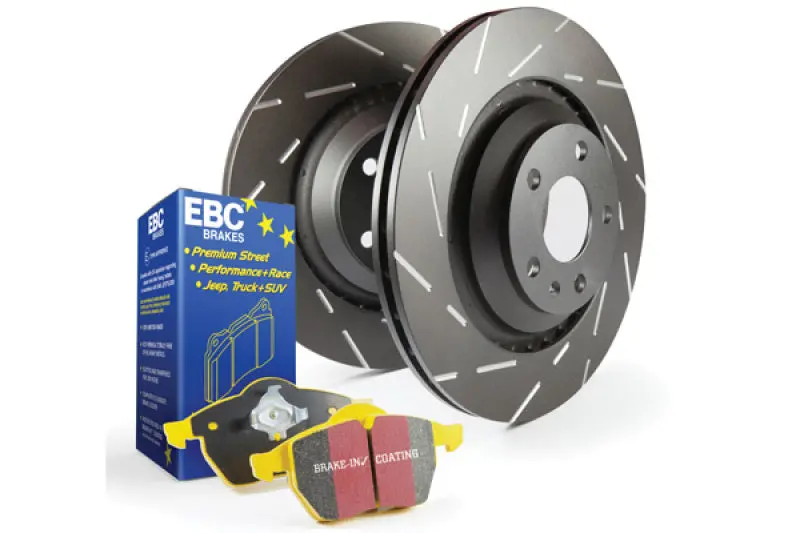 Ebc S9 Brake Kit: Yellowstuff Pads + Usr Slotted Rotors 1