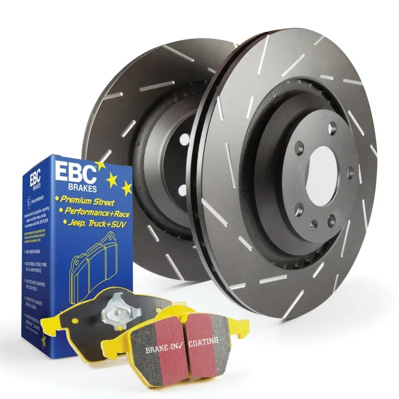 Ebc Yellowstuff S9 Brake Kit – Track-Ready Pads And Usr Ultra-Slotted Rotors 1