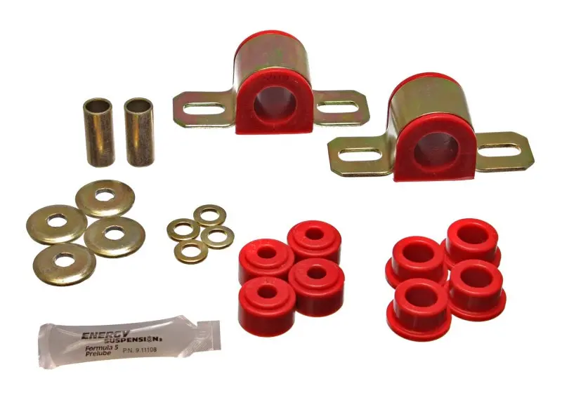 Energy Suspension 23Mm Front Stabilizer Bar Bushing Kit For Jeep Cherokee & Comanche – Red Polyurethane 1
