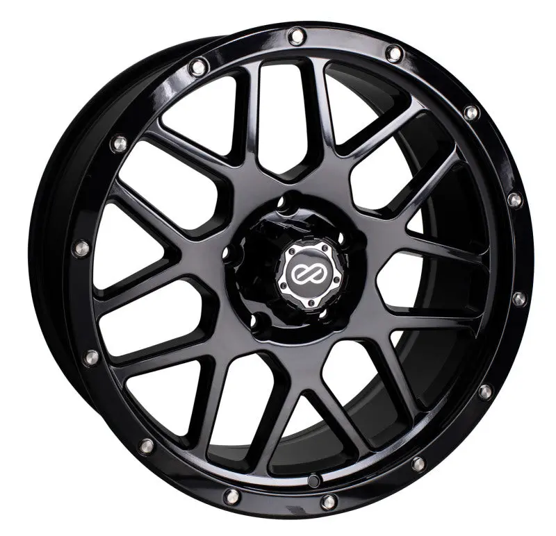 Enkei Matrix 20X9 6X139.7 Bp 15Mm Offset 108Mm Bore Gloss Black Wheel 1