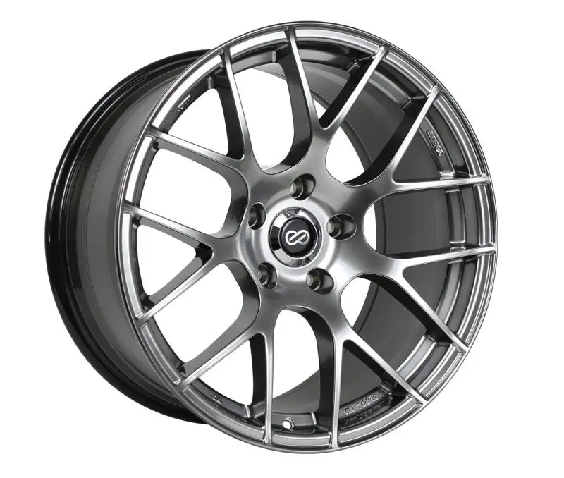 Enkei Raijin 18X8.5 35Mm Offset 5X114.3 Bolt Pattern 72.6 Bore Diameter Hyper Silver Wheel 1