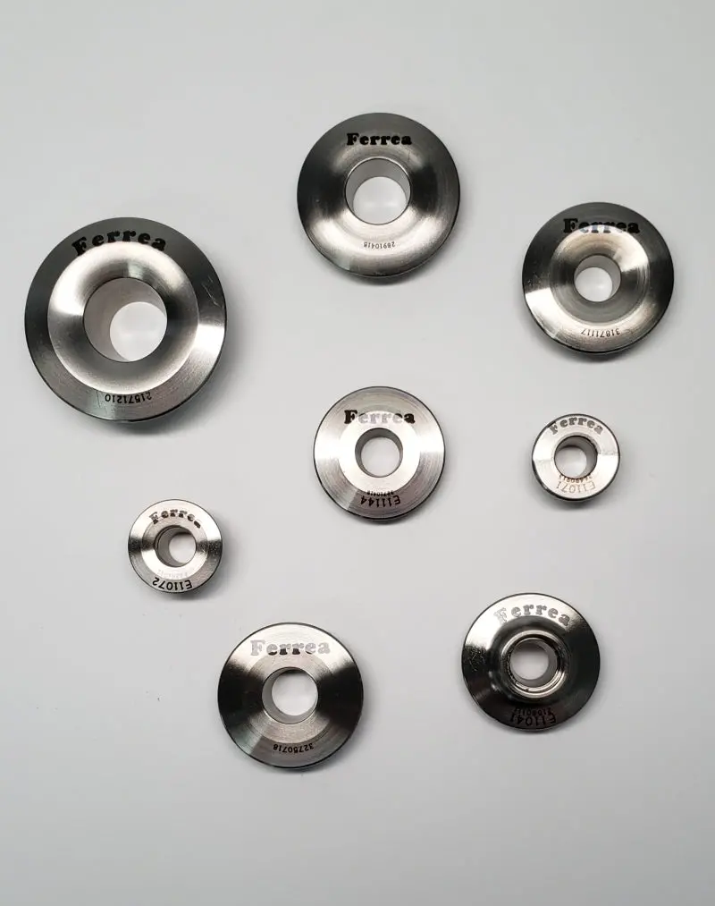 Ferrea Gm 2.2 Eco Tec Double Spring 7 Deg Pro Cnc Titanium Retainer - Set Of 16 1