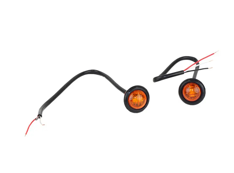Fishbone Offroad Amber Leds 3/4In Pair 1