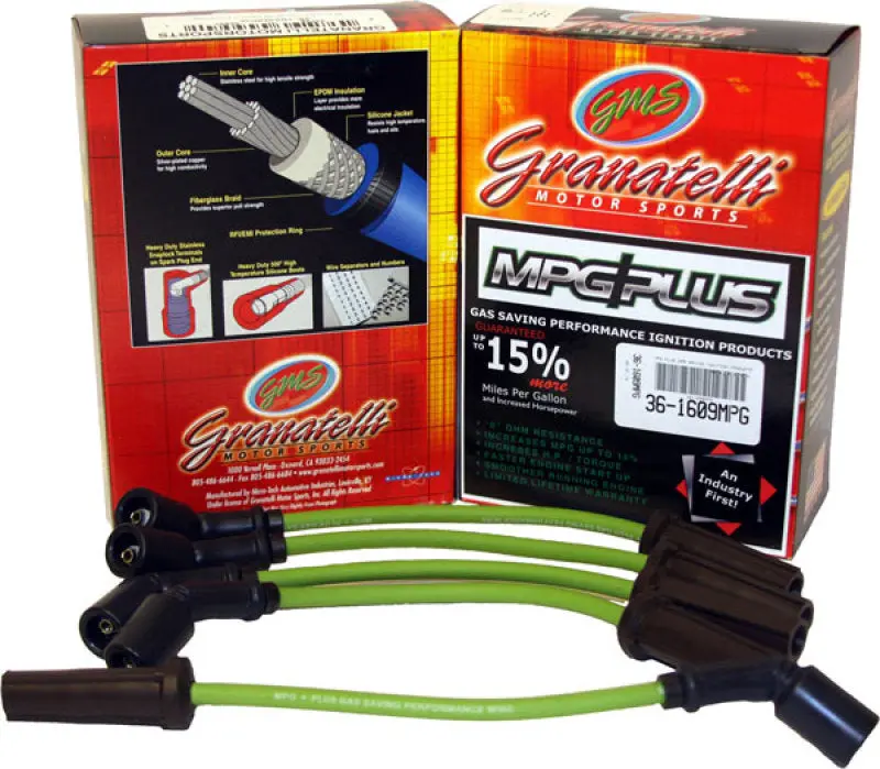 Granatelli 92-93 Mazda Mx-3 6Cyl 1.8L Mpg Plus Ignition Wires 1