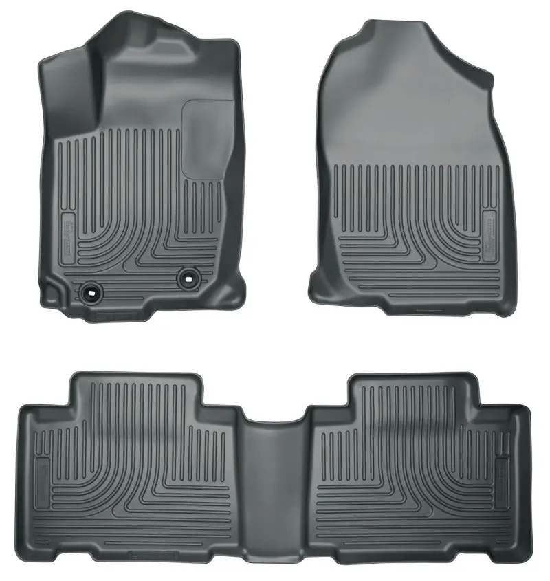 Husky Liners Weatherbeater Floor Liners For 2013 Honda Accord — Front & Second Row, 4-Door Sedan 1