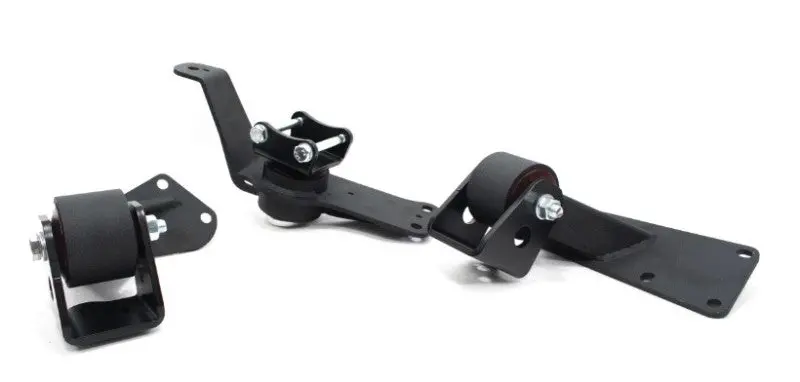 Innovative Motor Mount Conversion Kit For 2000–2009 Honda S2000 – J-Series Manual Transmission, Black Steel Mounts With 75A Bushings 1