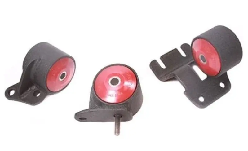 Innovative Motor Mounts – Black Steel Engine Supports For 1990–1993 Acura Integra B-Series (Automatic Transmission, 75A Durometer) 1