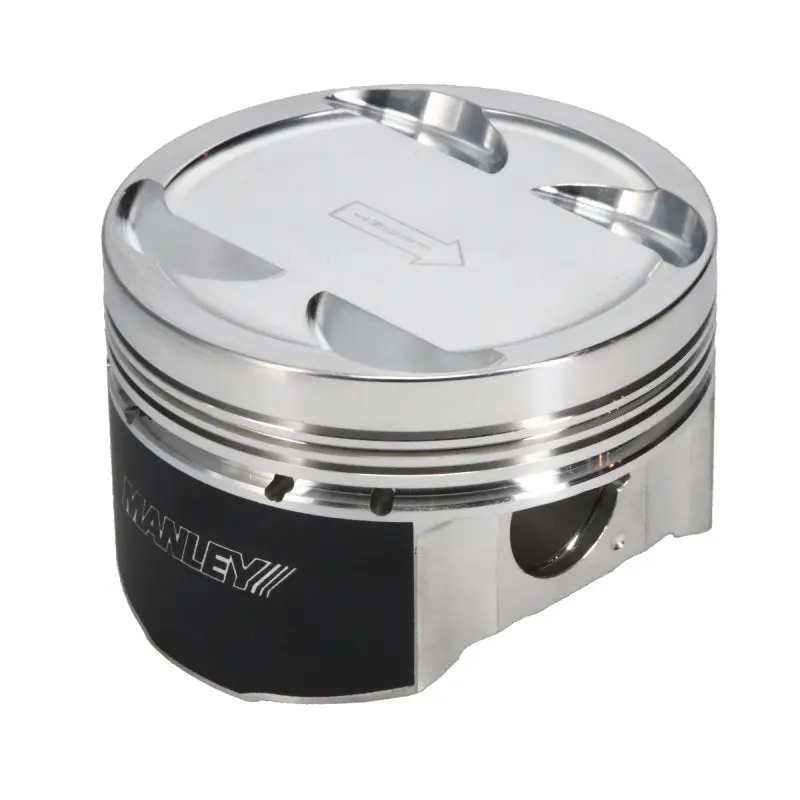 Manley Forged Piston Set With Rings – 85.5Mm +0.5Mm Bore, 8.5:1 Dish, For 1990–1994 Eclipse 4G63T 1