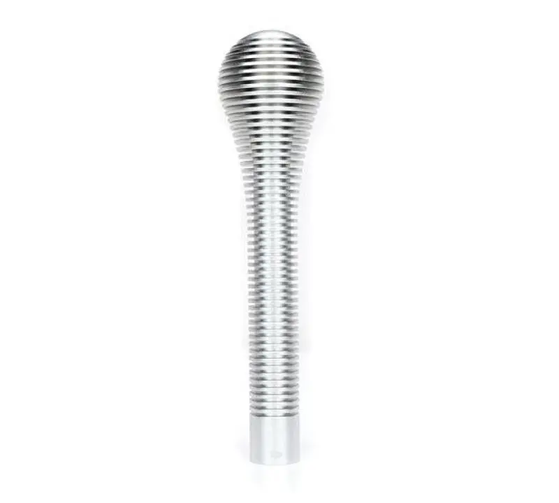 Nrg Heat-Sink Bubble-Style Shift Knob – Long Reach, Silver Anodized Aluminum 1