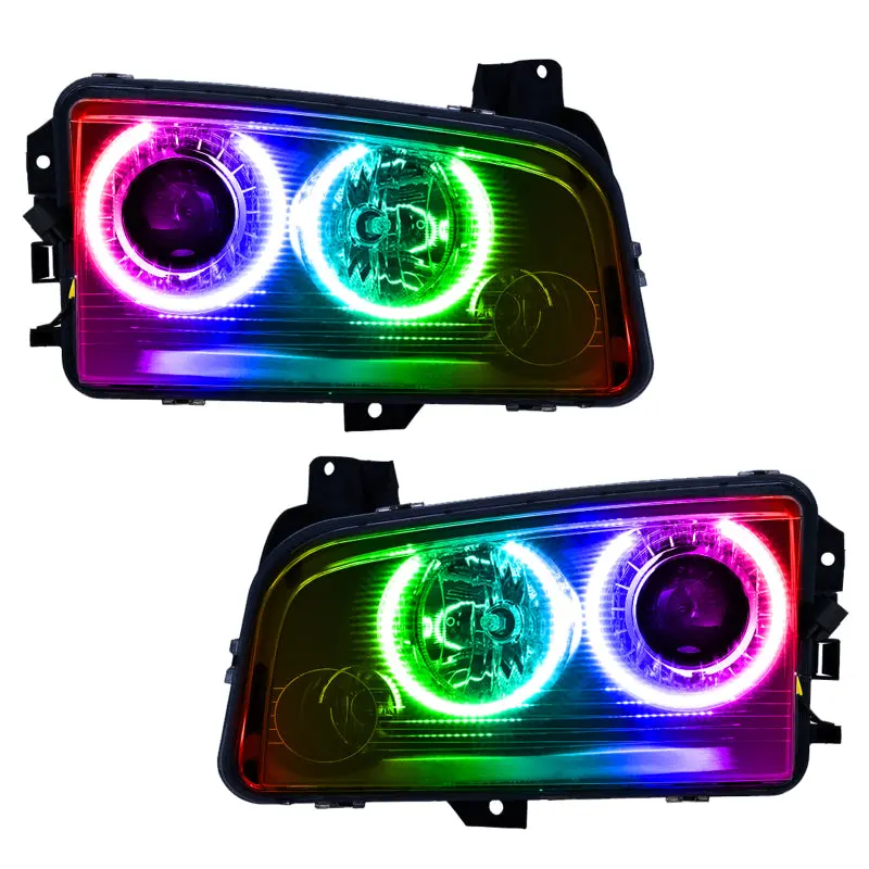 Oracle Colorshift Hid Halo Kit For 2008–2010 Dodge Charger (No Controller Included – Warranty Applies) 1